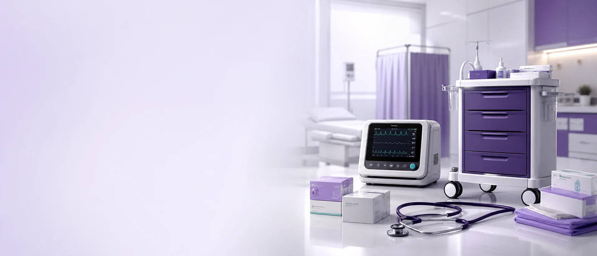 Equipamentos e suprimentos para clínicas e hospitais