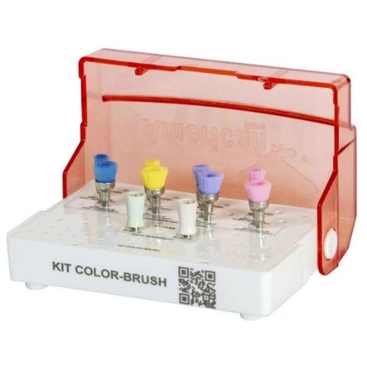 Kit Escovas De Profilaxia Color Brush