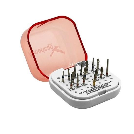 Kit Pontas Diamantadas Invictas Inlay Onlay Facetas