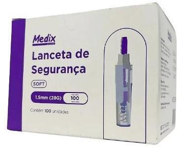 LANCETA DE SEGURANCA SOFT 28G MEDIX