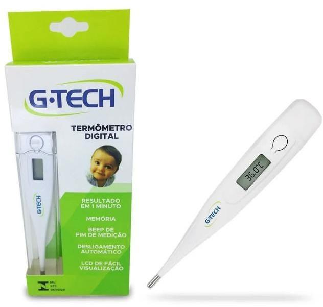 TERMÔMETRO CLIN DIG BRANCO G-TECH MOD TH1027