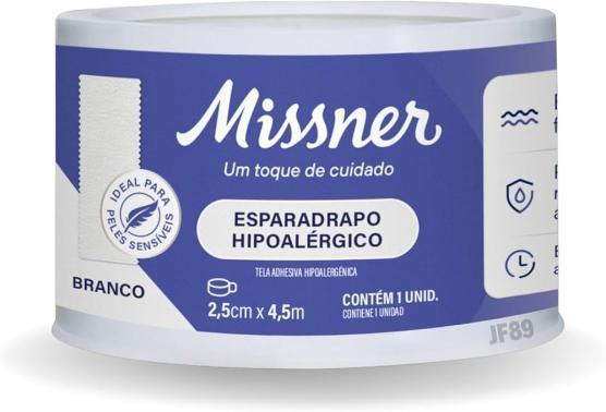 ESPARADRAPO HIPOALÉRGICO 2,5CMX4,5M MISSNER