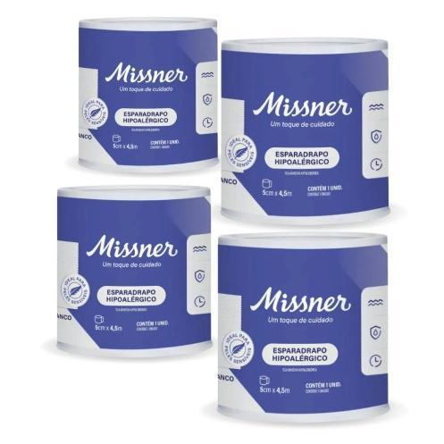 ESPARADRAPO HIPOALÉRGICO 5,0CM X 4,5M MISSNER