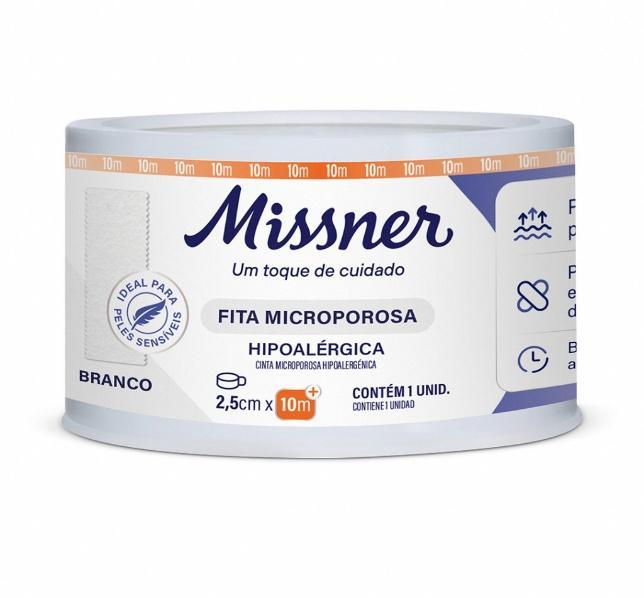 FITA MICROPOROSA 2,5CM x 10M MISSNER