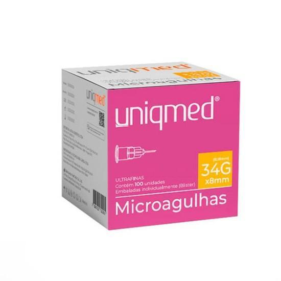MICROAGULHAS 8 X18MM 34G UNIQMED