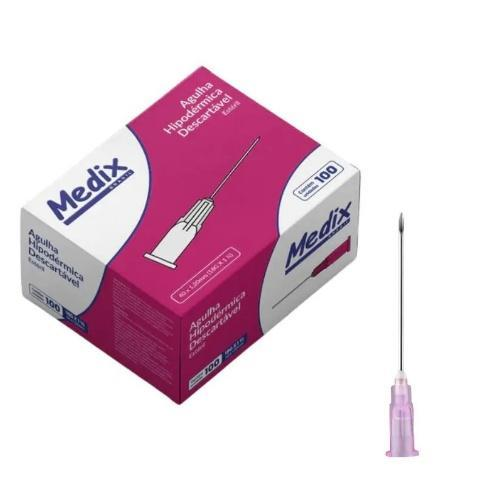 AGULHA 40X1,20MM 100 UN MEDIX