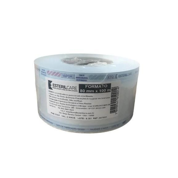 PAPEL GRAU CIRURGICO 80MM x 100M ESTERILCARE