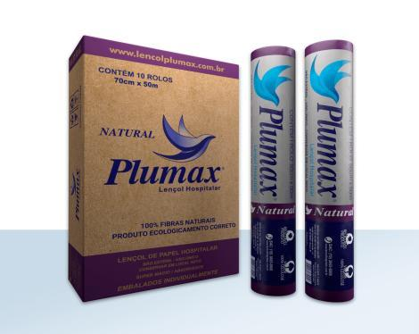 LENÇOL DE PAPEL P/MACA HOSPITALAR PLUMAX TAMANHOS: 50X50 E 70X50